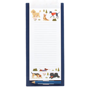 Magnetic Shopping List - Dog Park