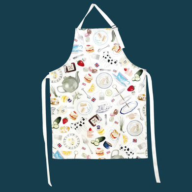 Afternoon Tea Apron - British Made - 100% Cotton