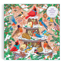 Load image into Gallery viewer, Festive Feathers 500 Piece Foil Puzzle (Jigsaw Products)