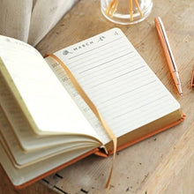 Load image into Gallery viewer, Orange Five Year Thought a Day Journal