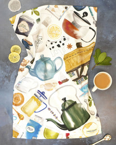 Time For A Brew Tea Towel - British - 100% Cotton