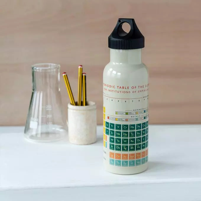 Periodic Table Stainless Steel Water Bottle