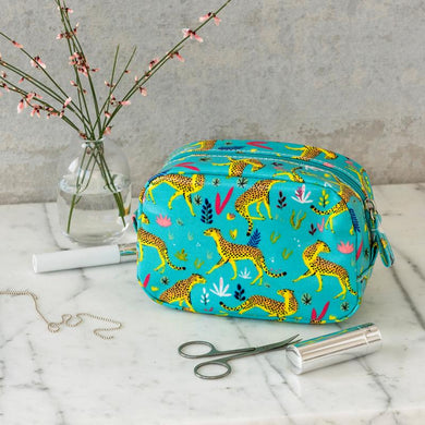 Cheetah Makeup Bag