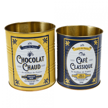 Load image into Gallery viewer, Storage tins (set of 2) - Cafe de Paris