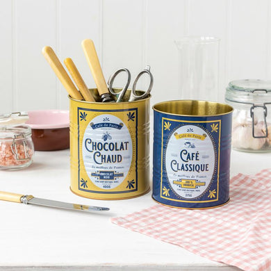 Storage tins (set of 2) - Cafe de Paris