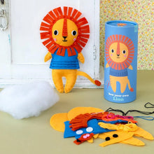 Load image into Gallery viewer, Sew Your Own Lion - Craft Kit