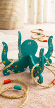 Load image into Gallery viewer, Happy Octopus Wooden Hoopla (Toys Made of Wood)