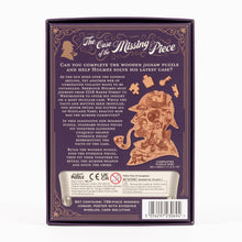 Load image into Gallery viewer, The Case of the Missing Piece - Sherlock Holmes Wooden Puzzle