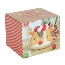 Load image into Gallery viewer, Christmas Reindeer Mug and Socks Set