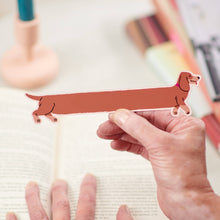 Load image into Gallery viewer, Metal Sausage Dog Bookmark