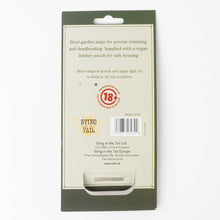 Load image into Gallery viewer, Gardener's Essentials Steel Snips in Vegan Leather Pouch