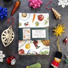 Load image into Gallery viewer, Christmas Dinner Tea Towel - Christmas Gift - Kitchen Towel