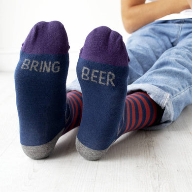 Men's Bring Beer Socks