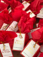 Load image into Gallery viewer, Merry &amp; Bright Christmas Bath Bomb Gif - Cranberry Scent