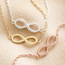 Load image into Gallery viewer, Infinity Charm Bracelet in Silver