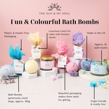Load image into Gallery viewer, Merry &amp; Bright Christmas Bath Bomb Gif - Cranberry Scent
