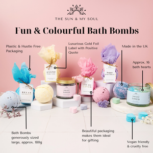 Merry & Bright Christmas Bath Bomb Gif - Cranberry Scent