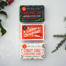 Load image into Gallery viewer, 100% Natural Vegan Christmas Soap Bar