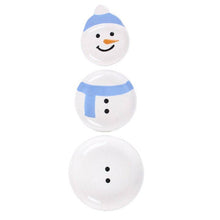Load image into Gallery viewer, Set of 3 Winter Snowmen Christmas Stacking Bowls