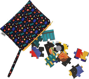 Two Sided On-the-Go Puzzle Superheroes