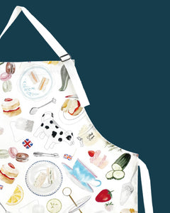 Afternoon Tea Apron - British Made - 100% Cotton