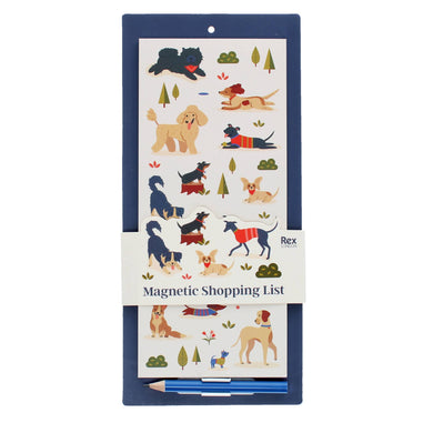 Magnetic Shopping List - Dog Park