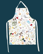 Load image into Gallery viewer, Afternoon Tea Apron - British Made - 100% Cotton