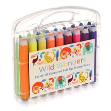 Load image into Gallery viewer, Felt Tip Stamp Pens - Wild Wonders