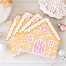 Load image into Gallery viewer, Gingerbread House Christmas Coaster Set