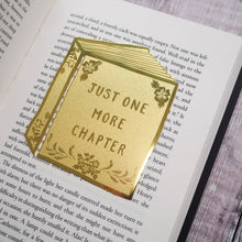Load image into Gallery viewer, Just One More Chapter Brass Bookmark