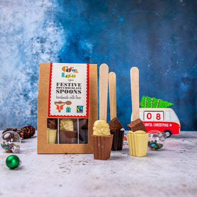 Festive Hot Chocolate Spoon Set – 115g