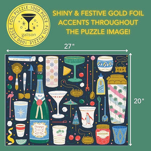 Merry Mixer 1000 Piece Foil Puzzle