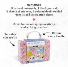 Load image into Gallery viewer, Animal Pals My Stationery Set