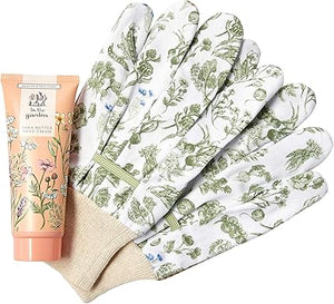 Heathcote & Ivory In the Garden Gardening Gloves & Hand Cream Set