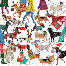 Load image into Gallery viewer, Winter Dogs 500 Piece Puzzle