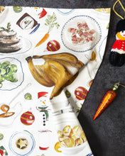 Load image into Gallery viewer, Christmas Dinner Tea Towel - Christmas Gift - Kitchen Towel