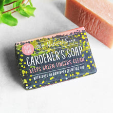 Load image into Gallery viewer, Gardener's Soap in Rose Geranium