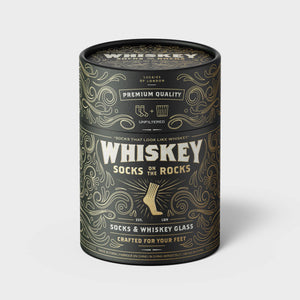Whiskey Glass & Socks Gift Set
