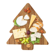 Load image into Gallery viewer, Charcuterie Tree Acacia Serving Board - Natural