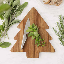 Load image into Gallery viewer, Charcuterie Tree Acacia Serving Board - Natural
