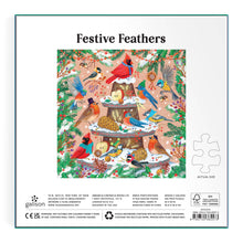 Load image into Gallery viewer, Festive Feathers 500 Piece Foil Puzzle (Jigsaw Products)