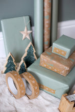 Load image into Gallery viewer, Star Paper Tape 24mm Sustainable Gift Wrap