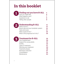 Load image into Gallery viewer, Adult B-cell acute lymphoblastic leukaemia (B-ALL) booklet and download