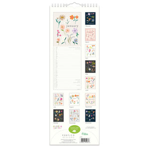 Botanic Blooms 2025 Slim Calendar