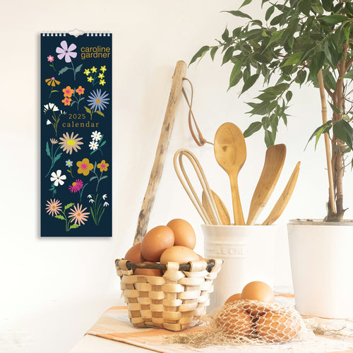 Botanic Blooms 2025 Slim Calendar