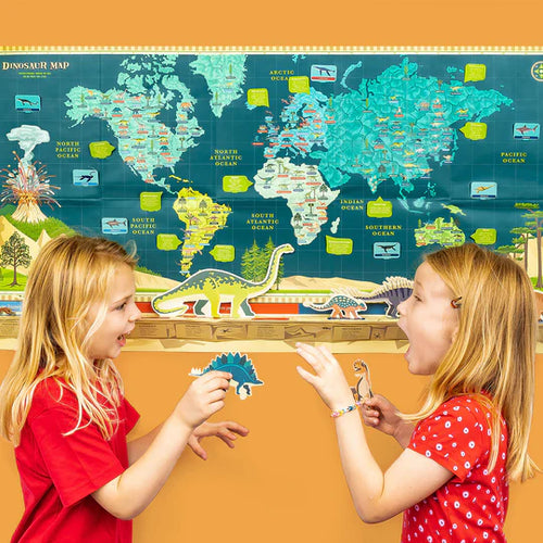 Make Your Own Dinosaur Timeline & World Map