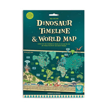 Load image into Gallery viewer, Make Your Own Dinosaur Timeline &amp; World Map