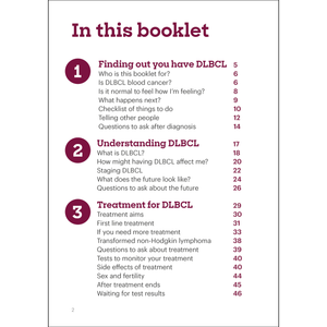 Diffuse large B-cell lymphoma (DLBCL) booklet and download