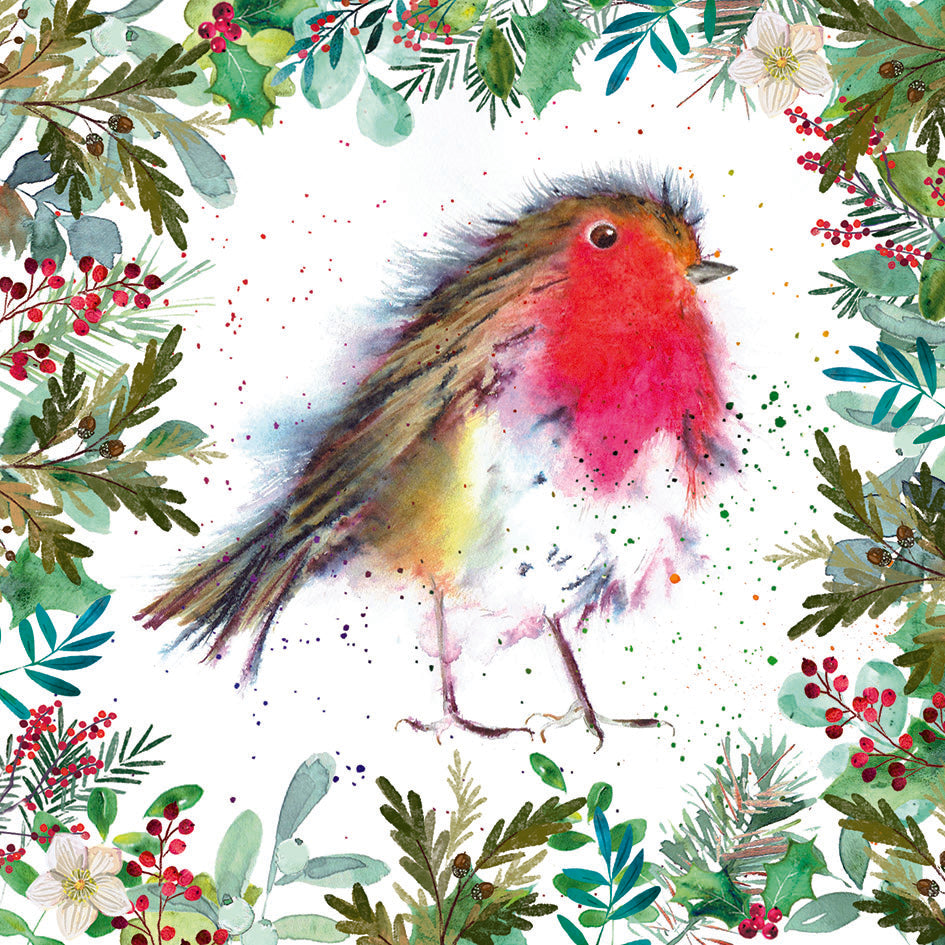 Little Robin Christmas cards - Pack of 10 – Blood Cancer UK Shop