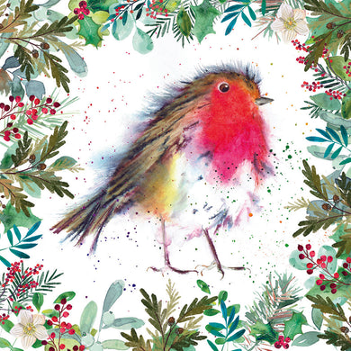 Little Robin Christmas cards - Pack of 10